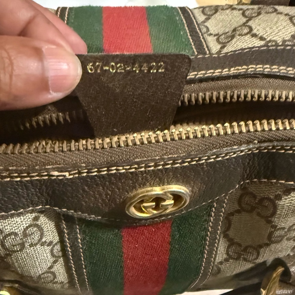 Gucci Vintage Ophidia Boston Bag - Picture 7 of 8